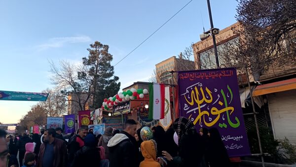جشن خیابانی میلاد بقیة الله الاعظم (عج) در شهرستان نیشابور
