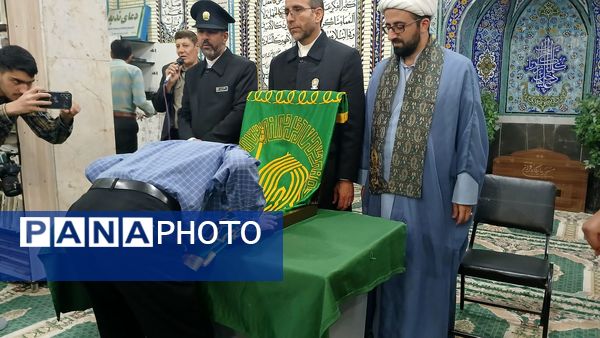 استقبال از خادمین حرم علی بن موسی الرضا در بن 