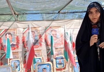 مراسم سالروز شهادت رجایی و باهنر در گلستان شهدای اصفهان