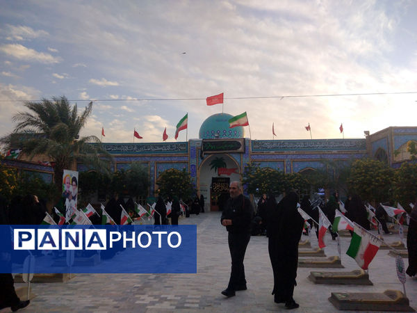 اردوی راهیان نور دختران دانش‌آموز قم