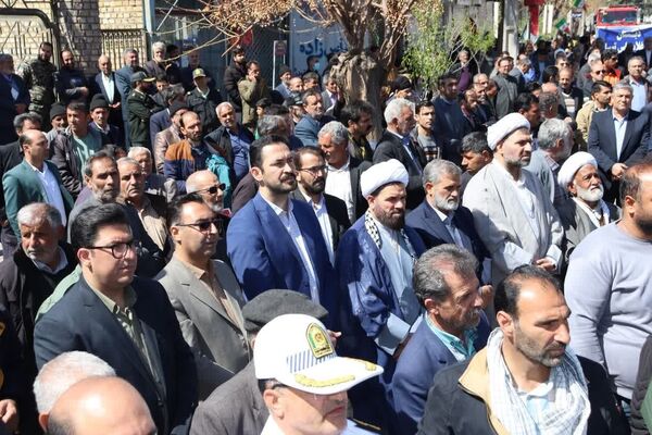 راهپیمایی روز قدس در شهرستان رشتخوار