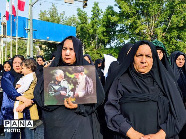 عنبرآباد در سوگ شهادت مقام معظم رهبری