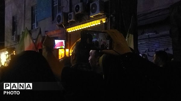حضور مهدی رسولی در اجتماع مردمی نیشابور -۱