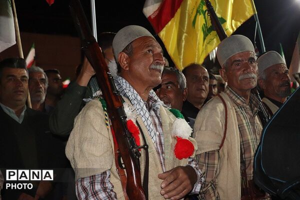 موج چهل و دوم از اجتماع سهمگین مردم باشتی به قلب سیاه صهیونیست