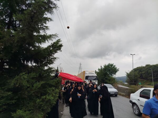 پیاده‌روی اربعین حسینی در آمل 