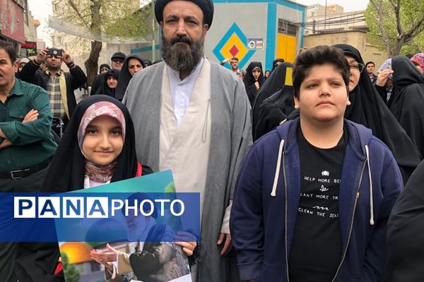 راهپیمایی روز قدس در ناحیه دو شهرری 