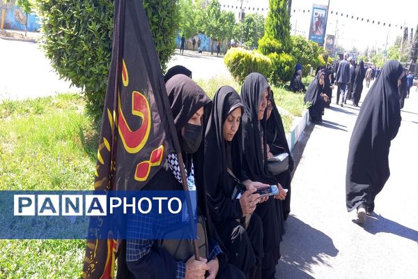 برگزاری مراسم عزاداری شهدای راه خدمت در یاسوج