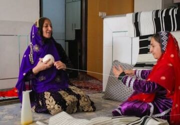 چوقا‌ بافی؛ نقشی ماندگار و فرهنگ بختیاری در الیگودرز 