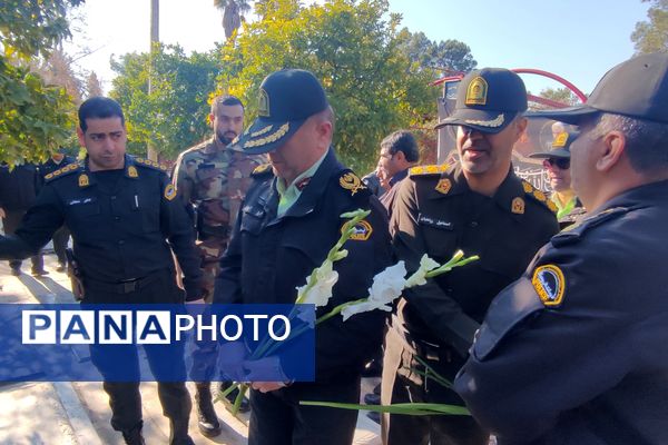 سومین سالگرد شهید علی‌اکبر رنجبر در گلزار شهدای شیراز