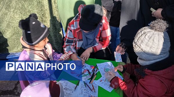 مهمانی کیلومتری اعیاد شعبانیه در خیابان امام خمینی نیشابور 