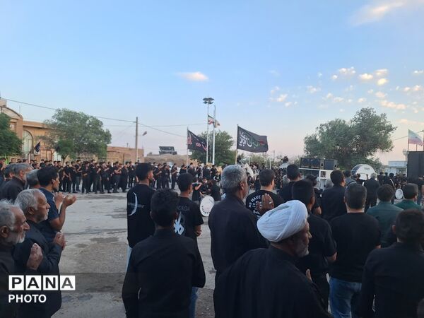 مراسم عصر روز عاشورا در روستای احمد آباد