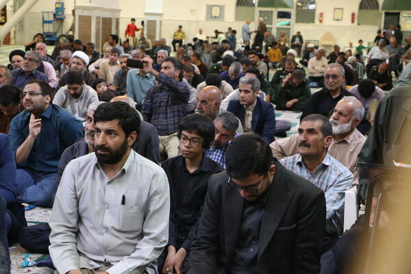 مراسم بزرگداشت شهدای خدمت در مسجد جامع شهرستان آباده 
