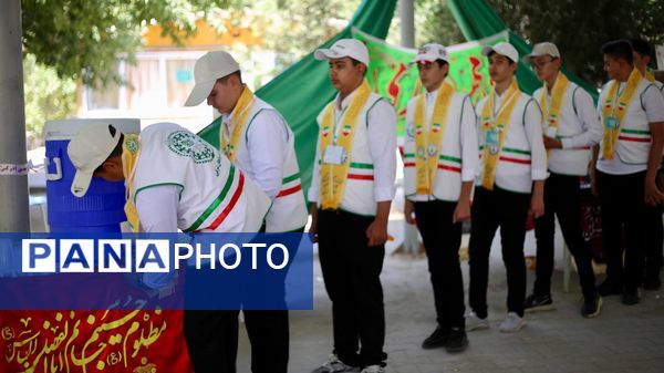 روز اول پیش اردوی ملی پیشتازان پسر سازمان دانش‌آموزی آذربایجان شرقی