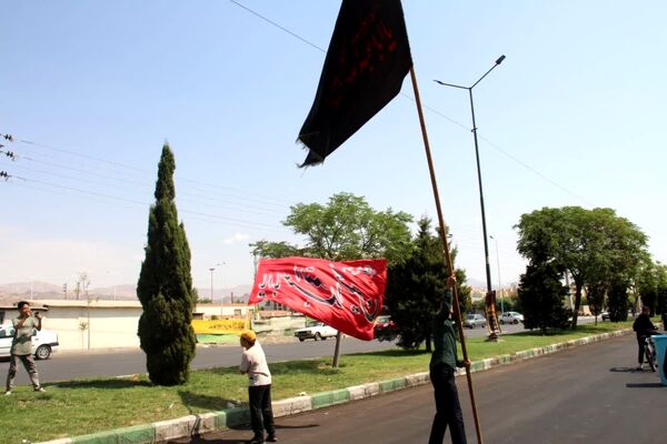 راهپیمایی دلدادگان حسینی در شهرستان سمنان