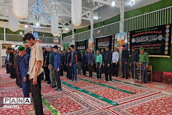 اقامه نماز عبادی سیاسی جمعه در نخستین روز از ماه محرم، مسجد جامع شهر بار