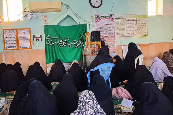 مراسم معنوی اعتکاف در مسجد سیدالشهدا شهرستان باشت