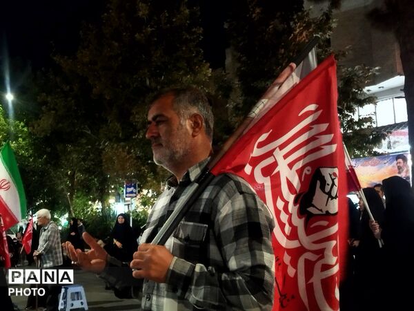 فریاد خون‌خواهی در نیشابور؛ برگزاری دویست و یازدهمین شب از اجتماع مردمی
