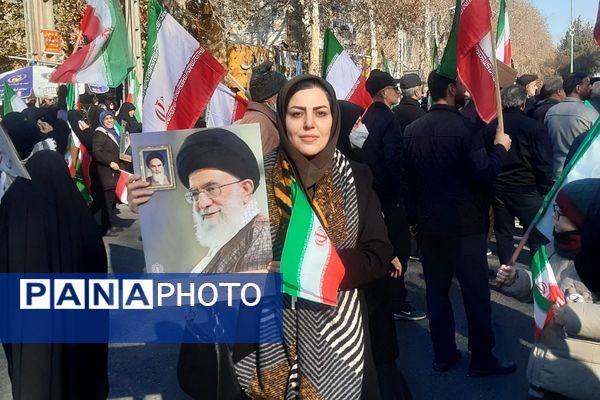 قیام حماسی مردم غیور شهریار در اعلام تنفرازجنایات آمریکا و اسرائیل