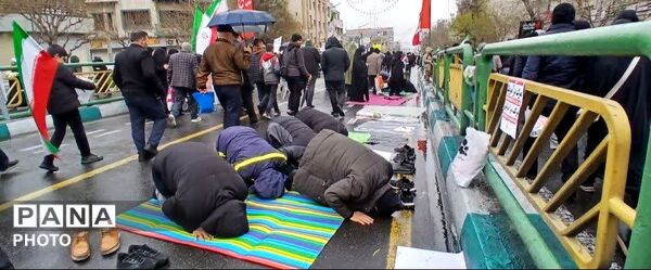حضور حماسی مردم تهران در راهپیمایی روز قدس