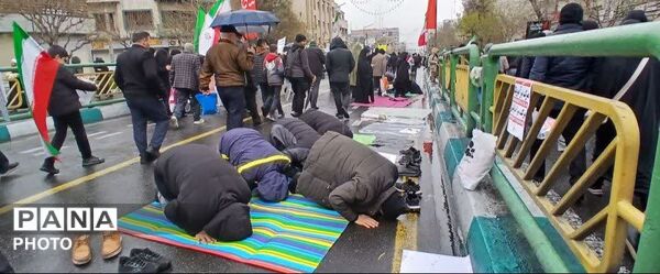 حضور حماسی مردم تهران در راهپیمایی روز قدس
