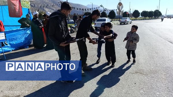 ایستگاه صلواتی هیات عاشقان ثارالله دیشموک به‌مناسبت ایام فاطمیه