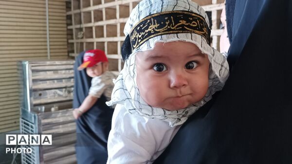 مراسم شیرخوارگان حسینی در مهدیه معلا شهر میلاجرد