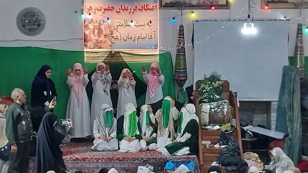 سومین روز اعتکاف دانش‌آموزان در نیشابور برگزار شد 