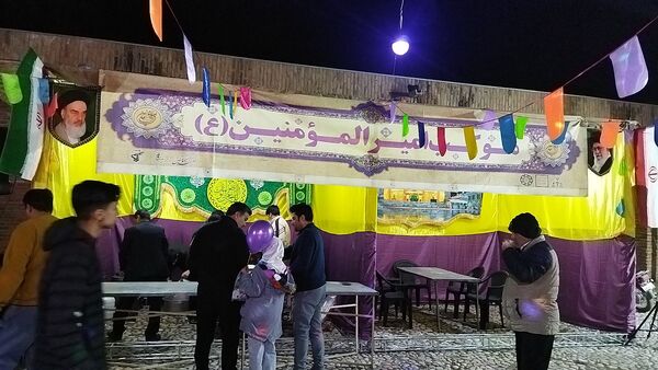 حضور نوجوانان و جوانان در فعالیت موکب امیر المومنین نیشابور 