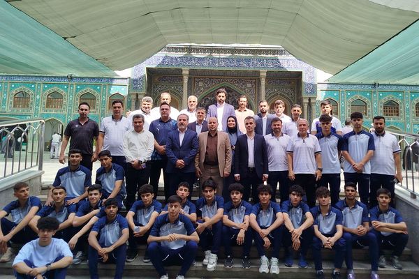 برگزاری اردوی انتخابی تیم ملی دانش آموزی فوتسال با حضور جمعی از مسئولان در ناحیه دو شهرری 