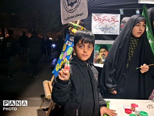 موکب فرهنگی دبیرستان نمونه وکیلی ۱۰ در حسینیه فضل نیشابور