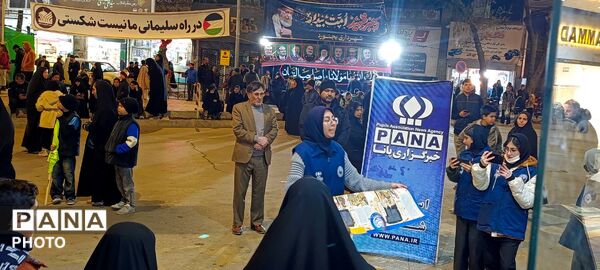 موکبی از جنس دانش‌آموز خبرنگاران پانا شهرستان بجنورد 
