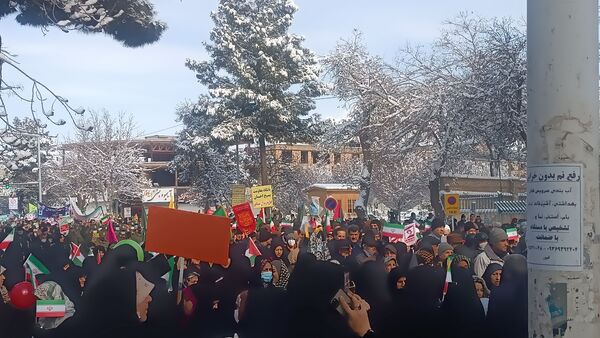 راهپیمایی ۲۲ بهمن در نیشابور 