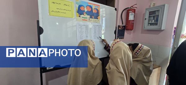 برگزاری انتخابات شورای دانش‌آموزی در مدارس شهرستان بافق