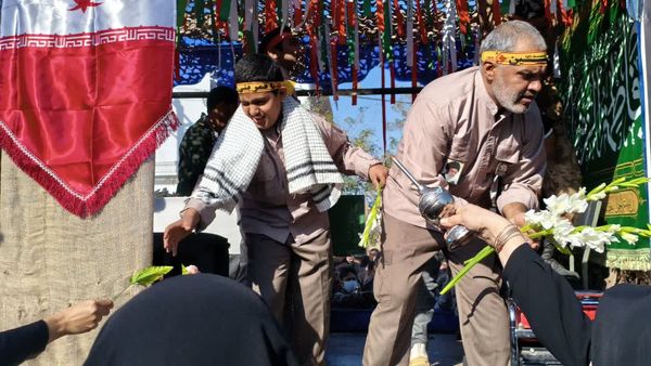  بدرقه باشکوه شهید خوشنام دفاع مقدس در سرخس