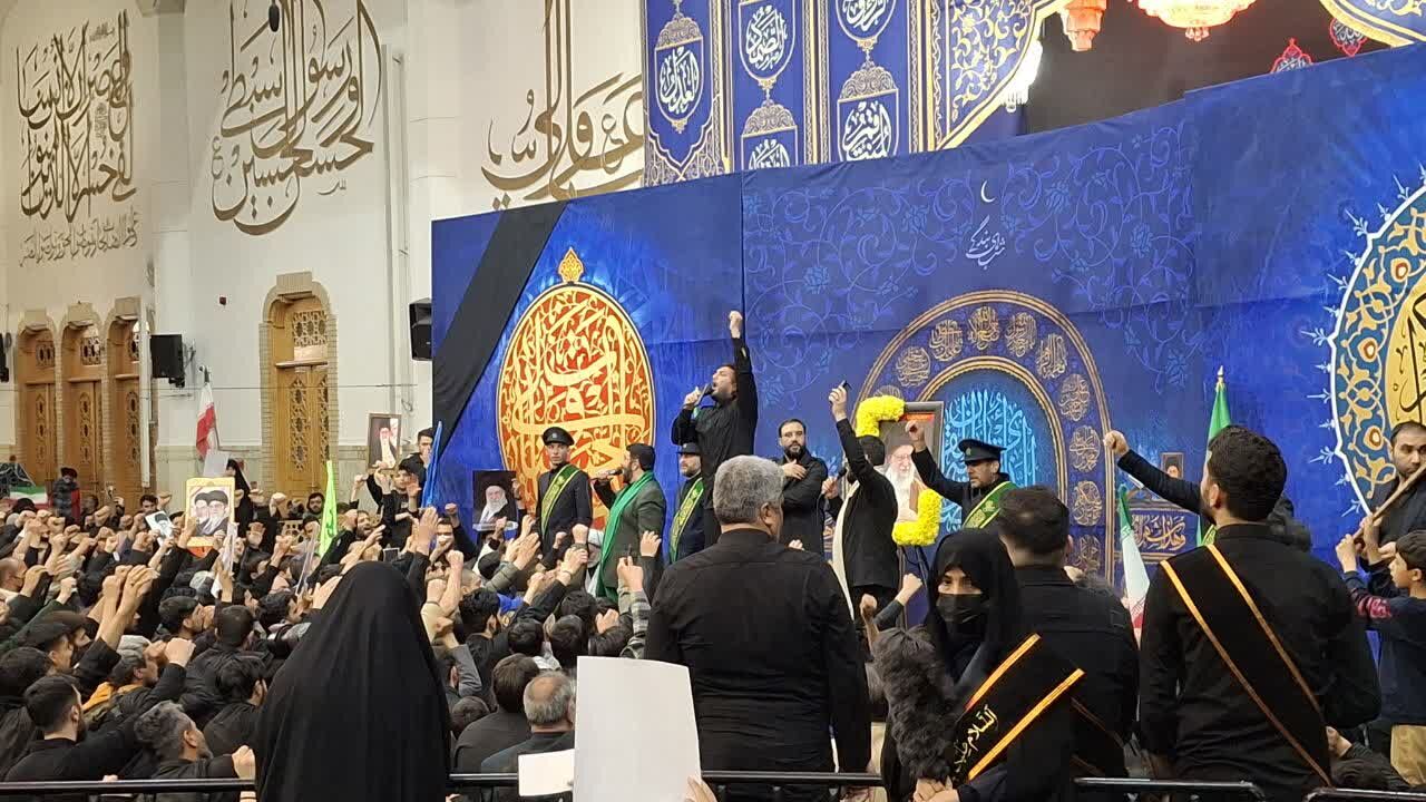 اجتماع خونخواهی مردم انقلابی قم در حرم حضرت معصومه(س)