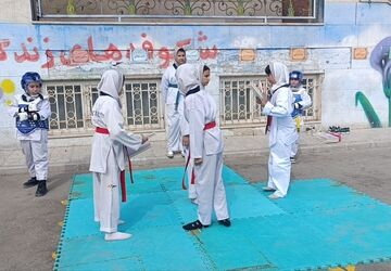 شور و نشاط ورزشی در دبستان توفیق به مناسبت هفته تربیت بدنی