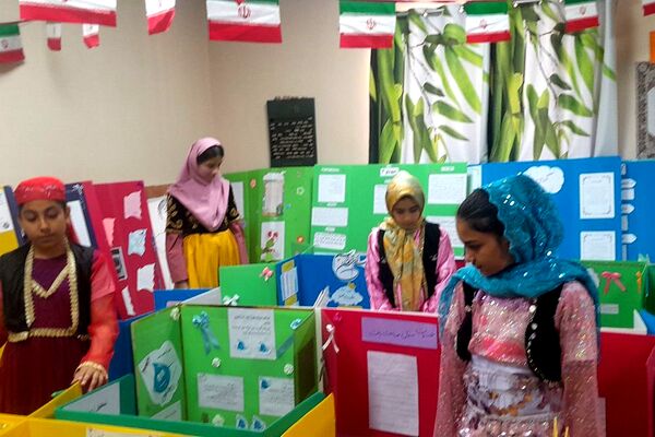 برپایی نمایشگاه طرح جابر در مدرسه حسنا بهارستان‌۲