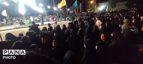 تعزیه خوانی برای حضرت علی اکبر (ع) در روستای رزق آباد 