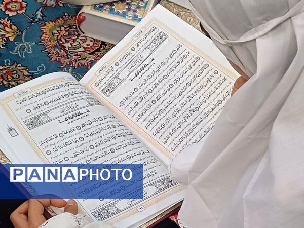 اعتکاف دانش‌آموزی مسجد موسی بن جعفر شهر دولت آباد ویژه دختران