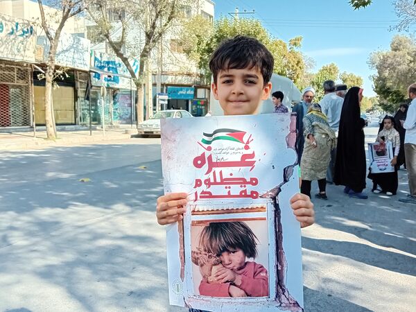 برگزاری راهپیمایی در حمایت از مردم مظلوم فلسطین در سملقان