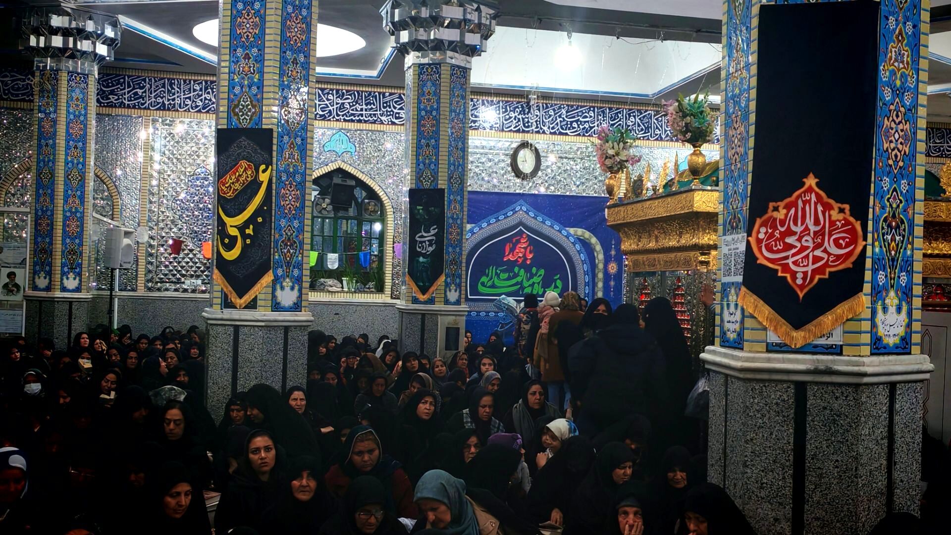  مراسم احیا در شب بیست و سوم قدر در بی بی شطیطه نیشابور 