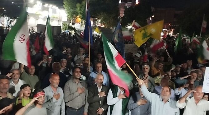 مردم نظرآباد بار دیگر صحنه ساز اقتدار و همبستگی شدند