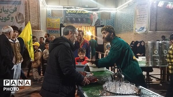 چایخانه فاطمه الزهرا در شصت و سومین شب از اجتماعات مردمی حسینیه امام خمینی نیشابور 