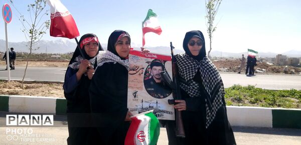 رزمایش جان‌فدای ایران با محوریت فرهنگ امام رضایی در شهرکرد 