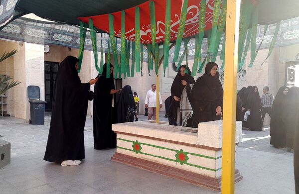 اعزام دختران دانش‌آموز شهر جعفریه قم به اردوی راهیان نور