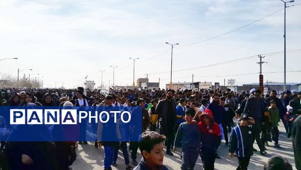 پیاده روی به عشق امام زمان (عج) در خواف