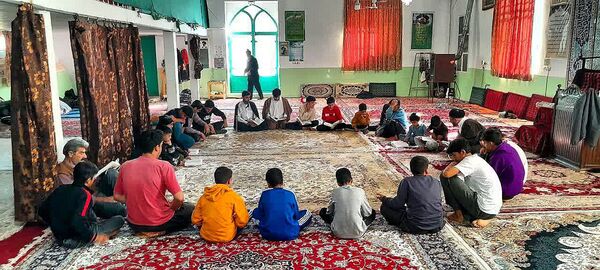 اعتکاف دانش آموزی در مساجد شهرستان مانه 