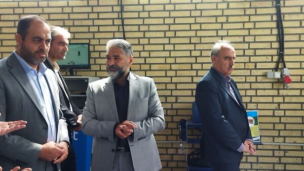 آیین افتتاحیه کارگاه و زمین چمن هنرستان تخصصی خودرو برادران نیشابور 