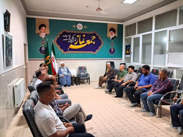 دیدار جمعی از ورزشکاران با امام جمعه کاشمر