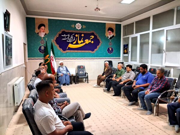 دیدار جمعی از ورزشکاران با امام جمعه کاشمر